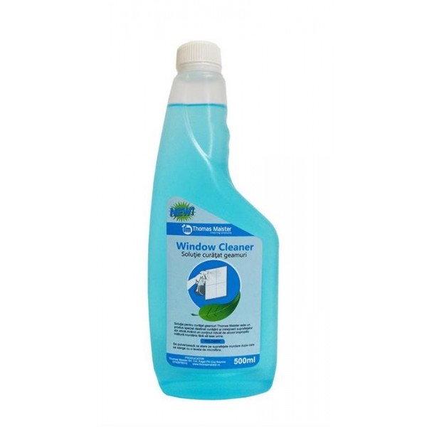 Window Cleaner 500 ml Thomas Maister solutie curatat geamuri rezerva
